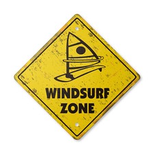 Windsurf Vintage Crossing Sign