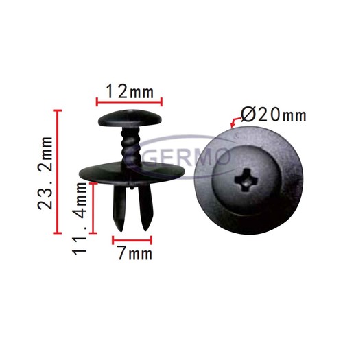 Spreizniet clip - 10,
