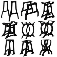 2x Tischbein Gusseisen