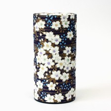 Teedose Kirschblüten blau 300