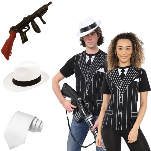 Weiß gangster hut kostüm - hut,