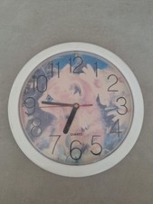 Katzen Wanduhr Uhr Quartz Katzenmotiv Cat Vintage Kunststoff