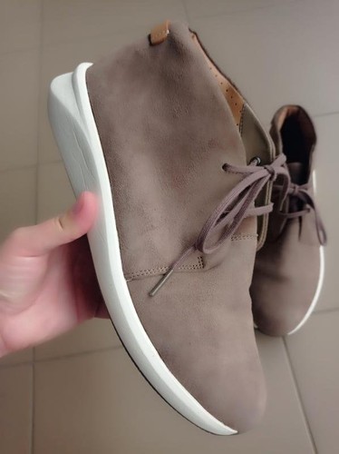 Women clarks boots beige suede - clarks,