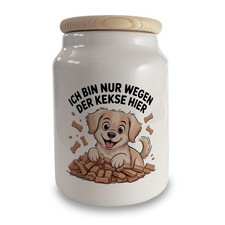 Hunde Keksdose Ich bin nur