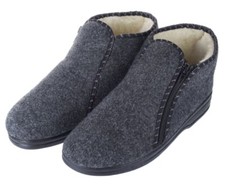 Herren Winter Hausschuhe Filz Hüttenschuhe Hausstiefel Filzpantoffeln Schurwolle