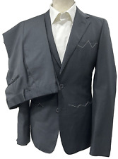 ABITO UOMO GRIGIO SCURO LANA