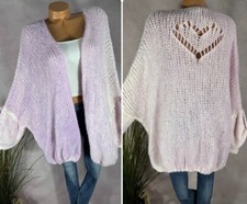 Offene grob strick jacke - strick,