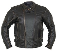 Herren Motorrad Lederjacke