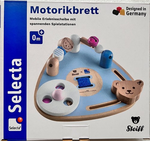 Motorikbrett steiff selecta - motorikbrett,