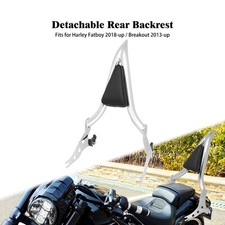 Abnehmbar Chrom Passagier Rückenlehne Sissy bar Für Harley Fat Boy18+Breakout13+