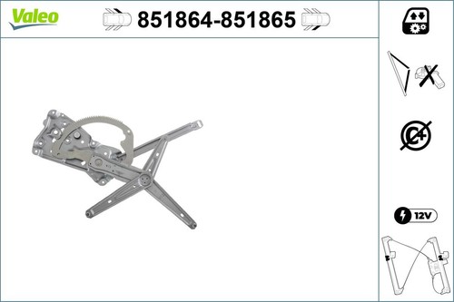 Fensterheber valeo 851864 für - fensterheber,