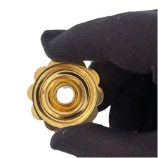 Alter Zierrosette Messing