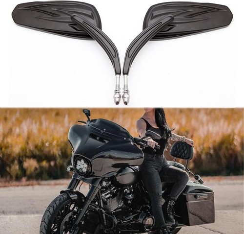 Schwarz motorrad rückspiegel - schwarz,