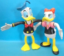 DONALD DUCK + DAISY Biegefiguren SERIE KOMPLETT 2 Figuren COMICS SPAIN Disney