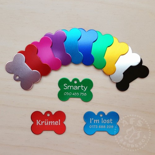 Hundemarke knochen klein inkl - knochen,
