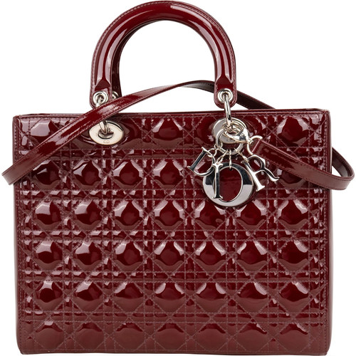 Christian dior quilted patent - christian,
