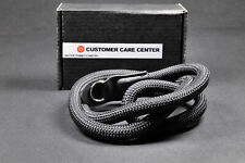 Kameragurt aus Bergsteigerseil schwarz - ROTER PUNKT KAMERA An+Verkauf