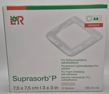 Suprasorb P PU-Schaumverband - 7,5x7,5cm - REF 20416 - Pack 10 St - PZN 18001098
