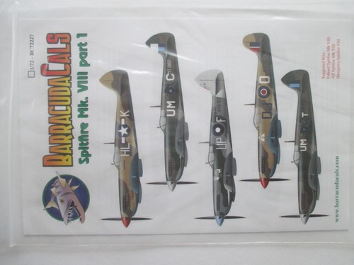 Spitfire viii decalbogen - viii,