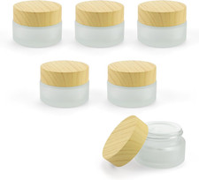 6 Stück Glastiegel mit