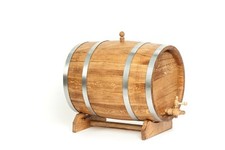 Holzfass 10 Liter Whiskyfass Eichenfass Weinfass Schnapsfass Fass  Bock und Hahn