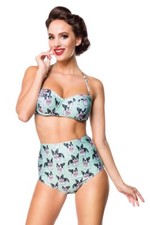 Rockabilly Vintage Bikini  Bademode  Beachwear Retrolook  Push-Up Gr. XL Belsira