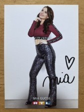 Mia AK RTL DSDS Autogrammkarte