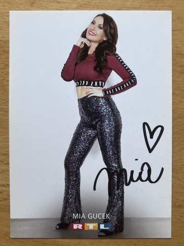 Mia rtl dsds autogrammkarte - rtl,