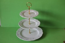 zauberhafte dreistöckige Etagere Teller Seltmann Weiden Desiree Elisa 122156