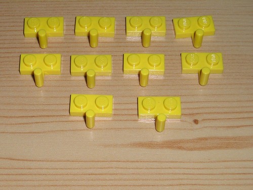 Lego 10x platte mit arm - lego,