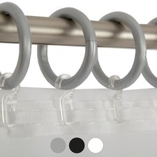 Ringe mit Faltenleghaken Ø40mm Gardinenringe Ösen Universalband Kräuselband