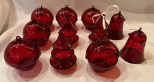 Tupperware_ Eleganzia Weihnachtsdeko Set 11 teilig rot _ Ausstellungsstücke