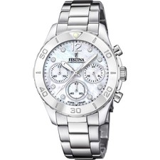 Festina Boyfriend Damen Chrono F20603-1 Permutt Edelstahlband 39 mm
