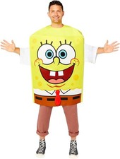 Amscan SpongeBob Schwammkopf Kostüm Erwachsene – Offizielles Outfit