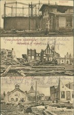 Ansichtskarte zerstörte