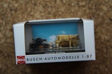 Modell Traktor Lanz Gespann Bulldog mit Ochsenpaar Busch 1:87 H0 59910
