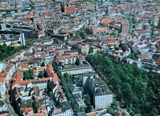 AK München Luftaufnahme Sendling Südfriedhof Thalkirchner Strasse 1980er