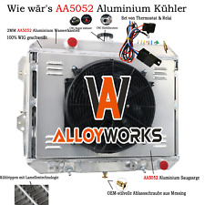 Für Nissan 280Z Datsun 75-78/280ZX 79-83 2,8L 4 Reihe Kühler+Lüfter Relais