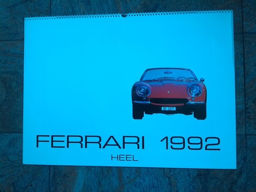 Wandkalender ferrari von 1992 - wandkalender,