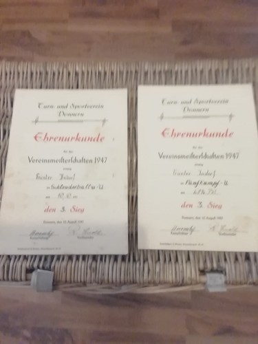Ehrenurkunden turn und sport - und,