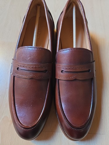 Penny loafer aus braunem - penny,