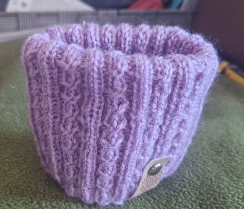 Handgestrickter hundeloop ku - handgestrickter,