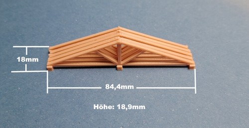 Ladegut dachbalken bausatz - dachbalken,