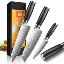 3tlg.Damast Küchenmesser