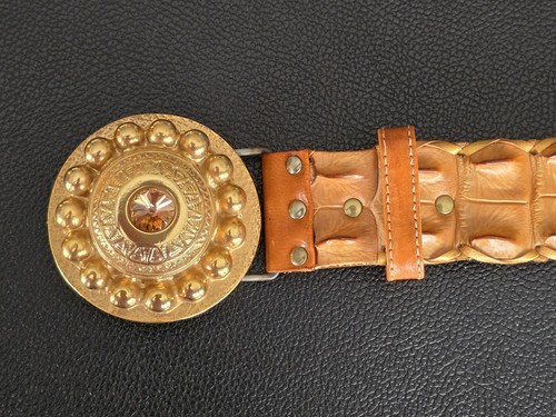 Edler damenledergürtel braun - damenledergürtel,