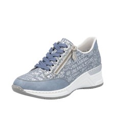 Rieker Wedge Sneaker Hellblau