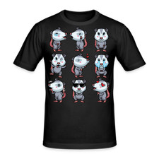 Opossum T-Shirt Opossum Lachendes Emoticon Geschenk