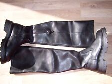 Damen Overknee Stiefel Gr.38 von  Tamaris Kunstleder  schwarz neu