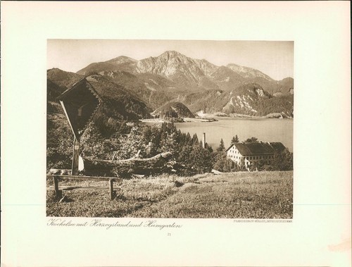 Kupfertiefdruck kochelsee - kupfertiefdruck, :