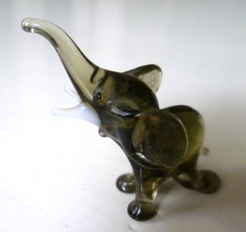 Miniatur figur glas - miniatur, rauchglas